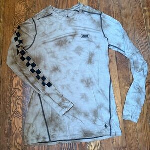 Smart wool x Vans Men's Tie-Dye Long Sleeve Shirt